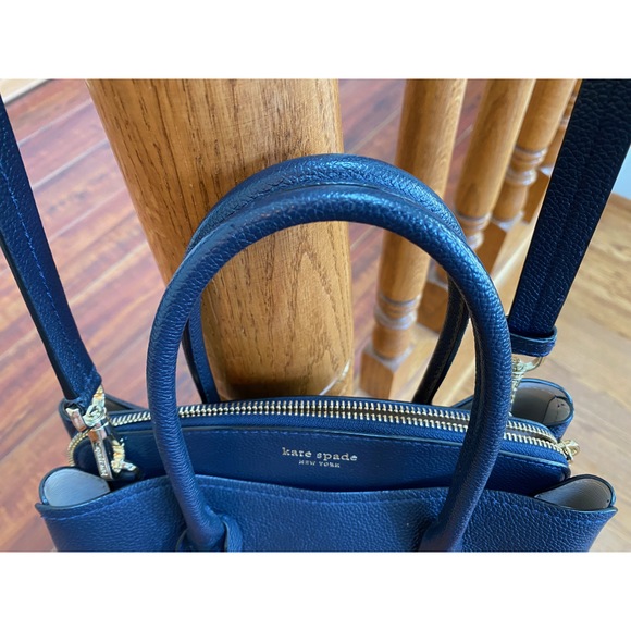 Kate Spade Navy Blue Satchel - Picture 7 of 11